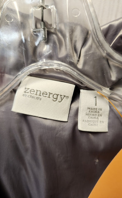 Zenergy - Chico's Women's Size 1 = US M Gray Vest
