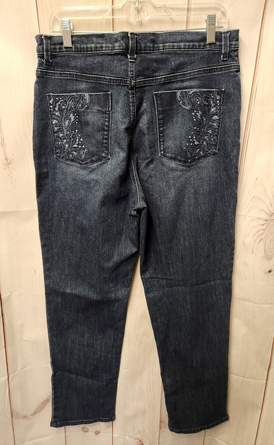 Gloria Vanderbilt Women's Size 32 (13-14) Blue Jeans