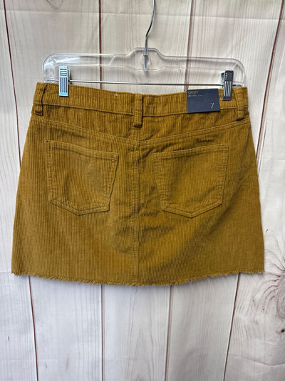 NWT Indigo Rein Women's Size 7 Tan Corduroy Skirt