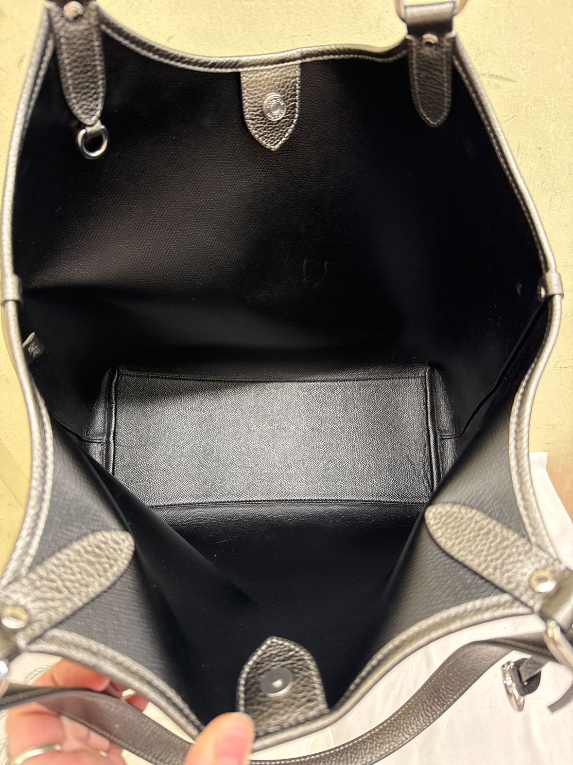 Coach Silver Tote Bag