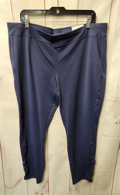 NWT Zenergy - Chico's Women's Size 3 = US 16 Navy Pants