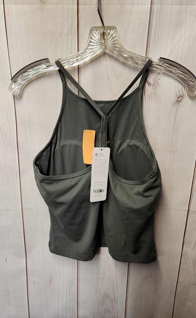 NWT CRZ Yoga Women's Size M Green Active Top