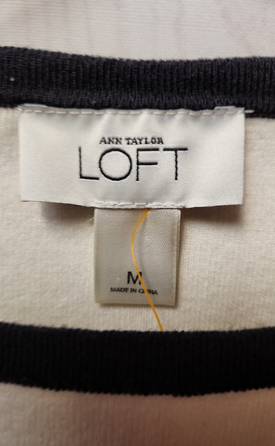 Loft Women's Size M White Sweater