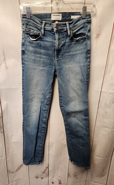 Frame Women's Size 27 (3-4) Blue Jeans Le Nouveau Straight