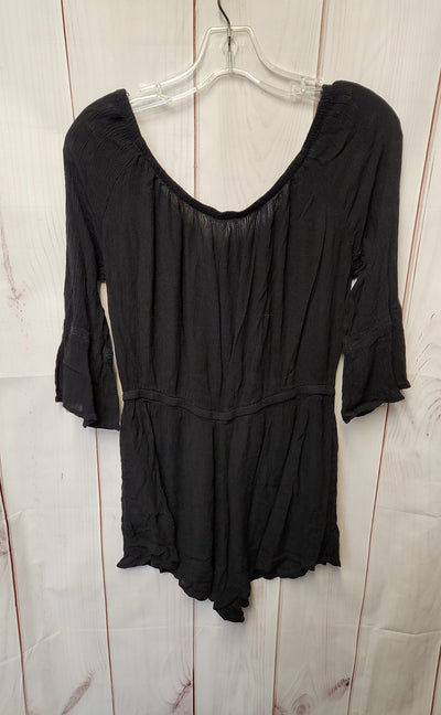 Mudd Women's Size M Black Romper