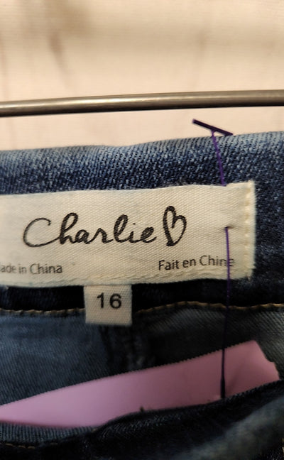 Charlie Women's Size 33 (15-16) Blue Jeans
