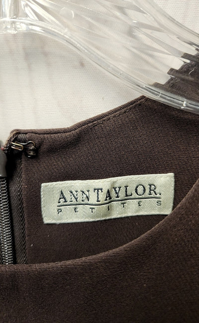 Ann Taylor Women's Size 6 Petite Brown Dress