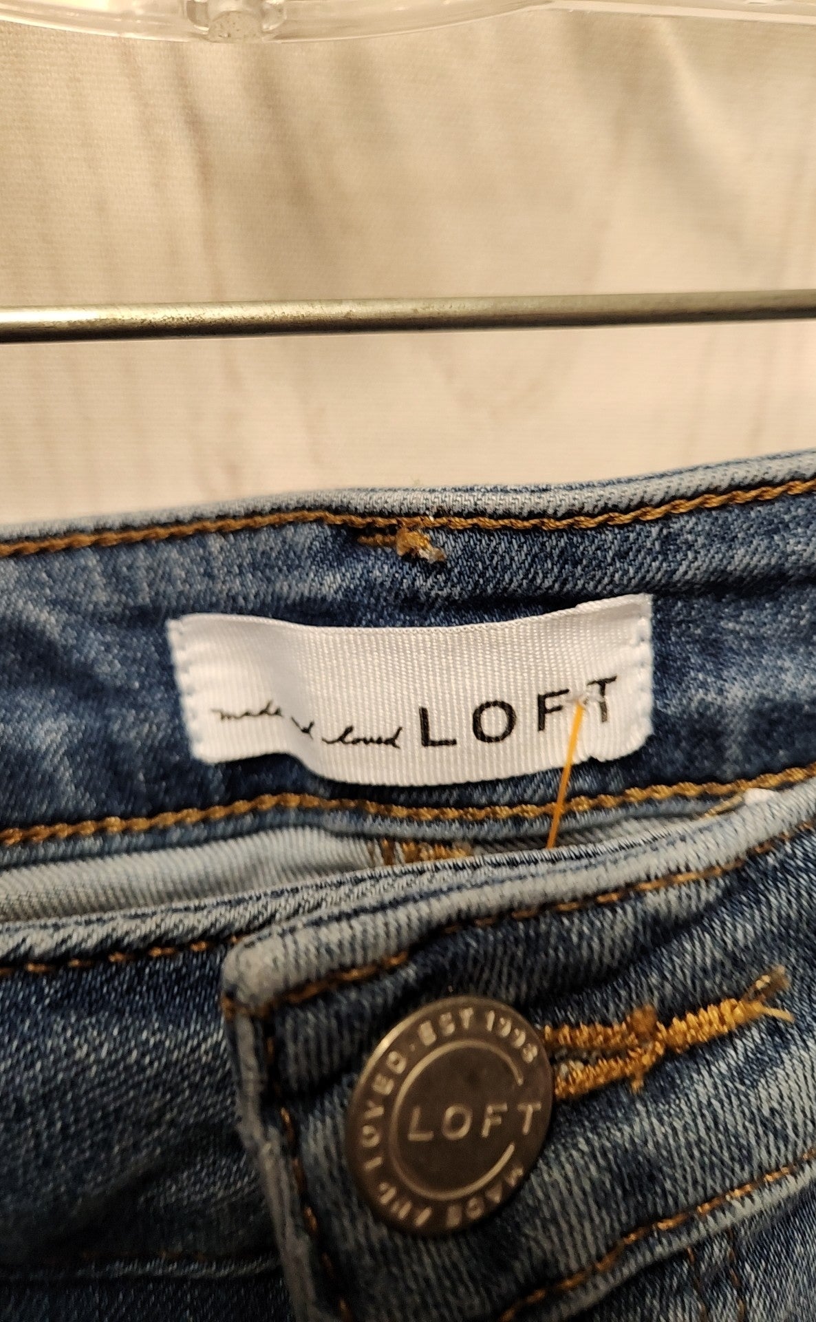 Loft Women's Size 31 (11-12) Blue Jeans Curvy Skinny