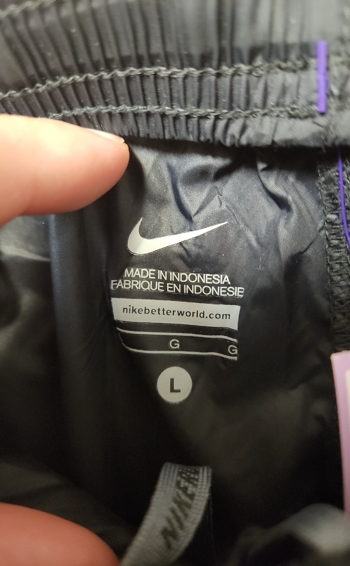 Nike Women's Size L Black Active Pants