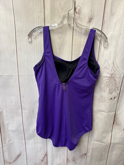 Lands End Women's Size 16 Purple Swimsuit