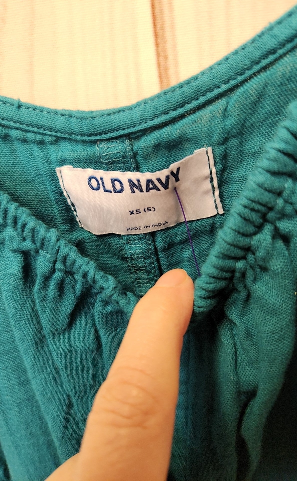 NWT Old Navy Girl's Size XS 5 Teal Romper