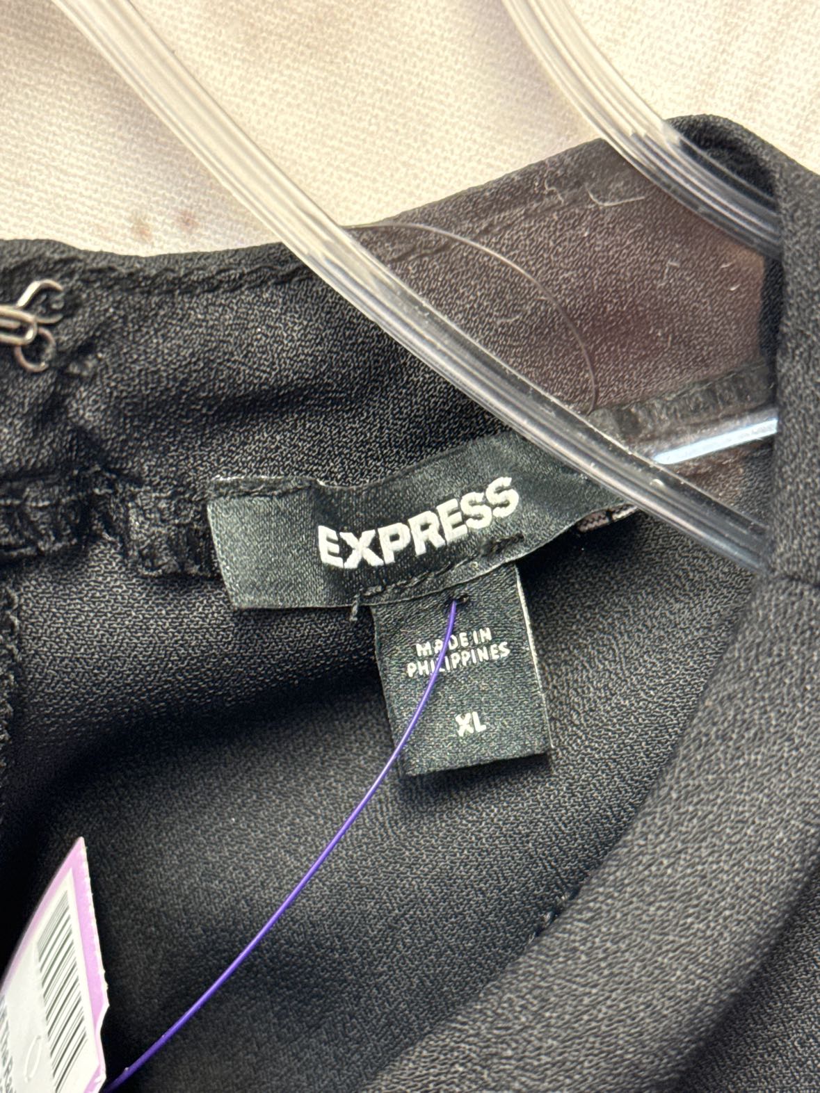 NWT Express Women's Size XL Black Dress