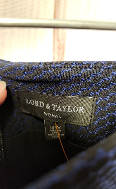 NWT Lord & Taylor Women's Size 18 Navy Skirt