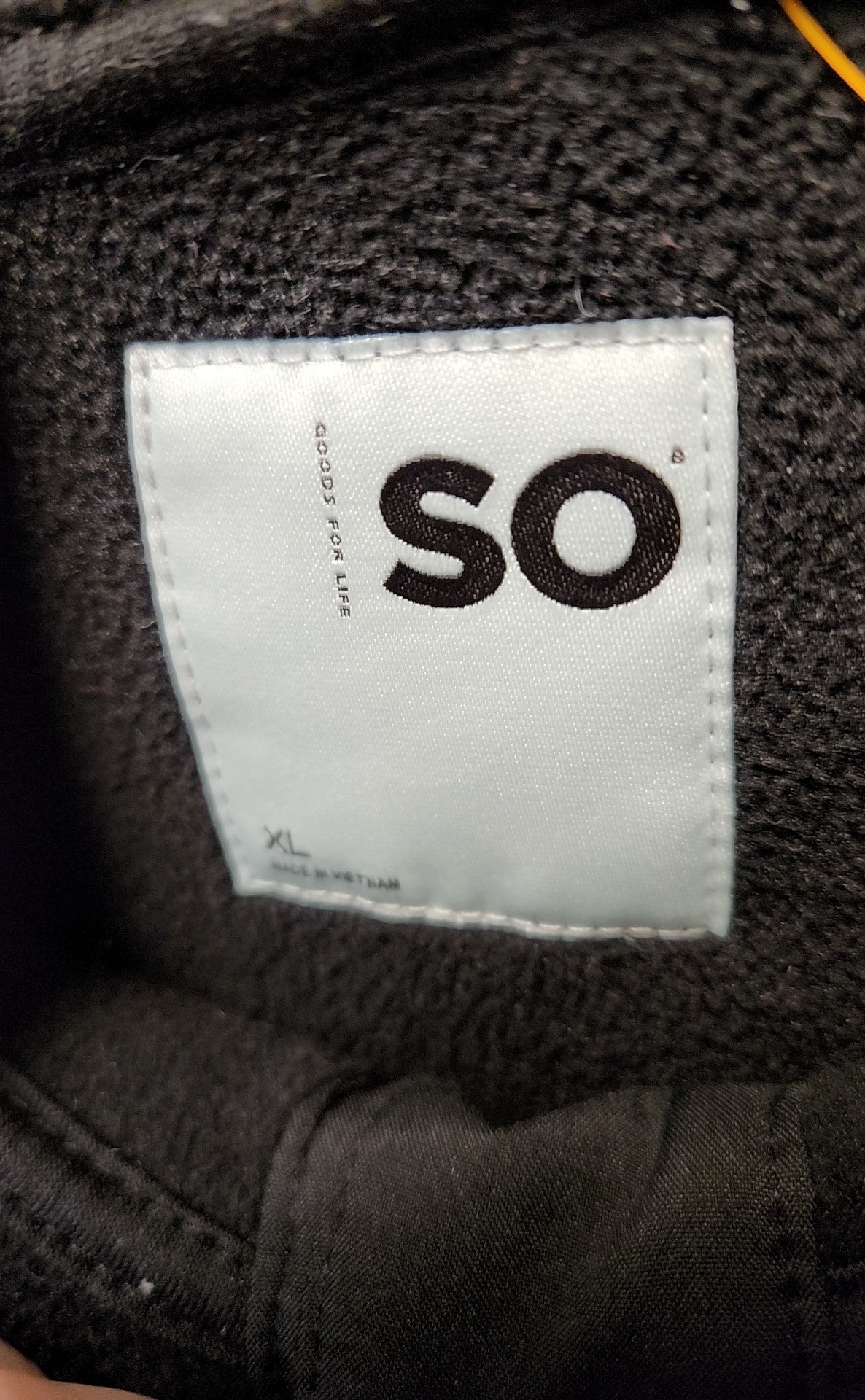 So Women's Size XL Black Sweatshirt