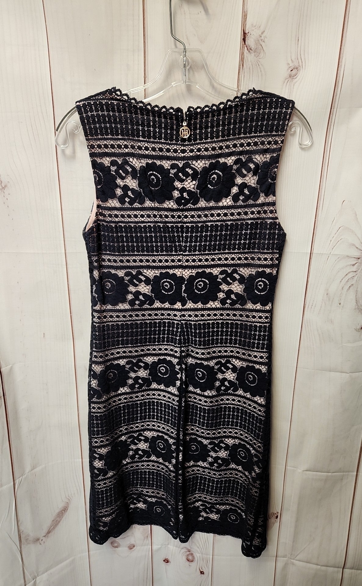 Tommy Hilfiger Women's Size 6 Navy & Pink Dress