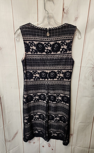 Tommy Hilfiger Women's Size 6 Navy & Pink Dress