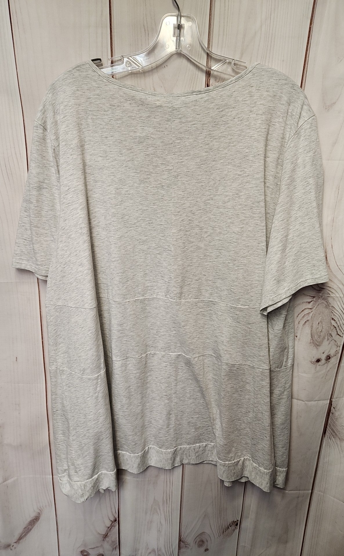 Pure Jill Women's Size XL Gray Short Sleeve Top