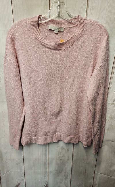 Loft Women's Size S Pink Sweater