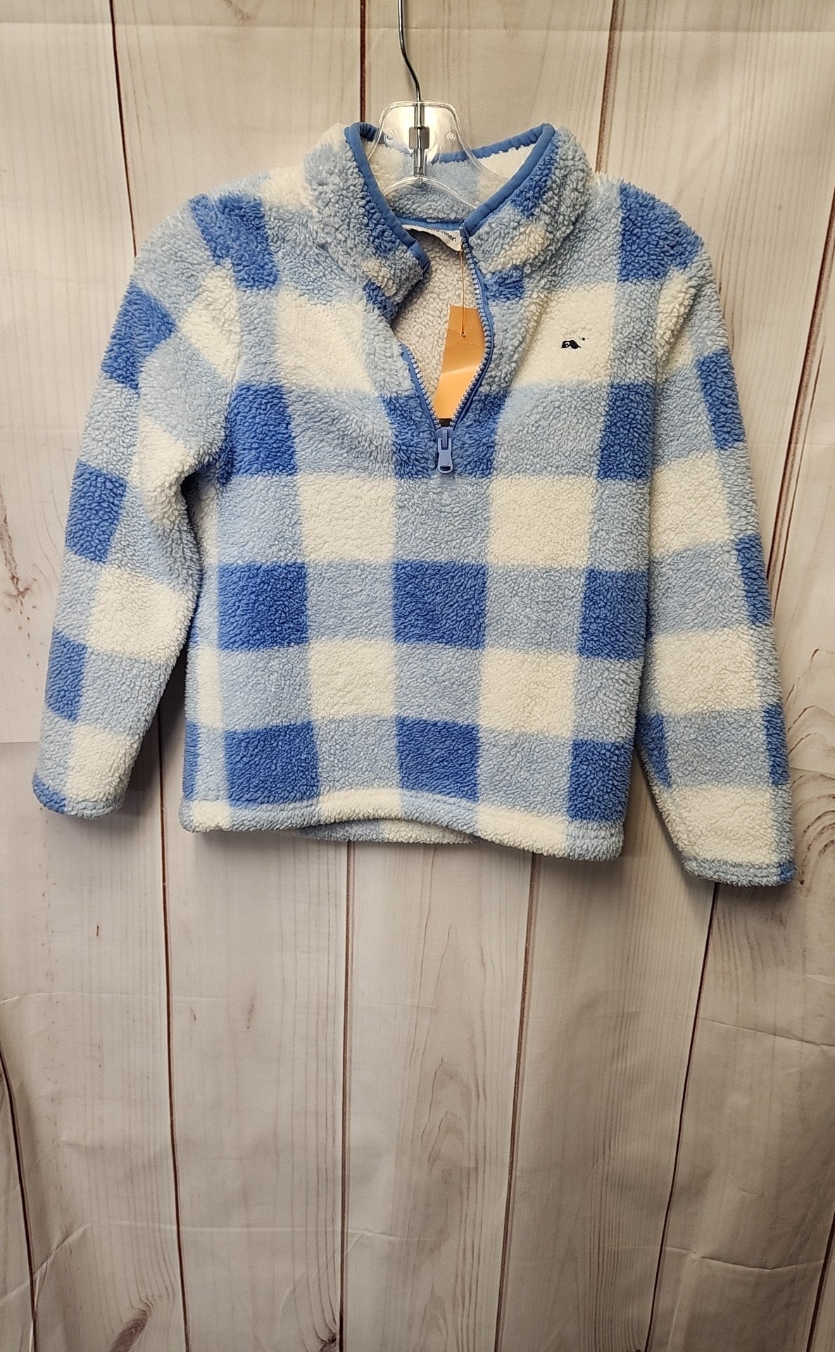 Vineyard Vines Girl's Size 5/6 White & Blue Sweatshirt