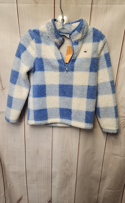 Vineyard Vines Girl's Size 5/6 White & Blue Sweatshirt