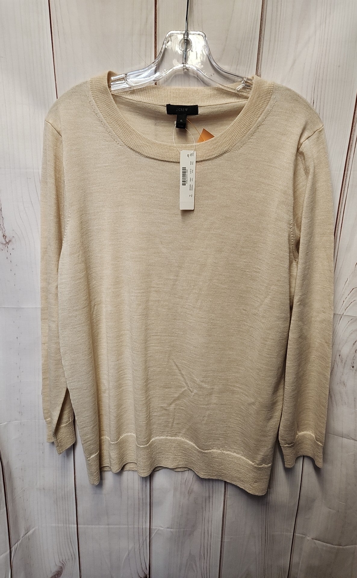 NWT J Crew Women's Size XL Beige Sweater