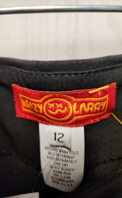 NWT Krazy Larry Women's Size 12 Black Pants