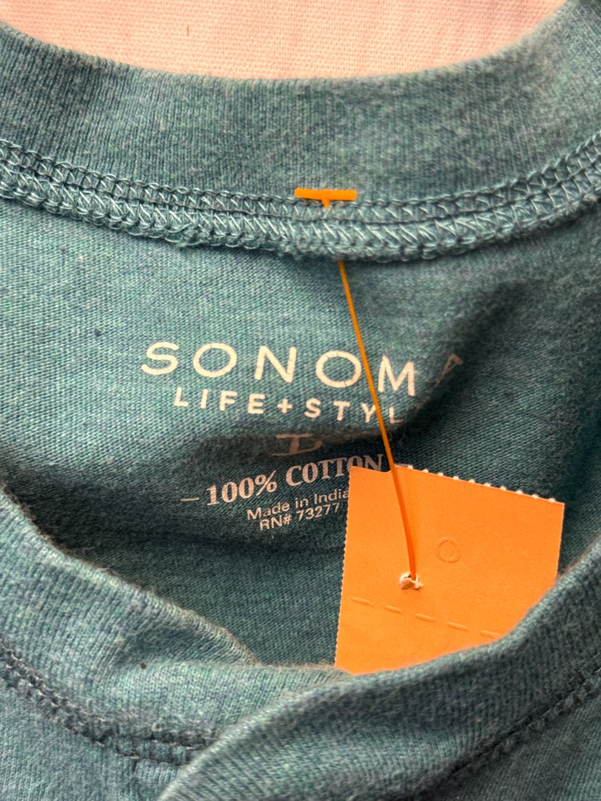 Sonoma Men's Size L Teal Shirt