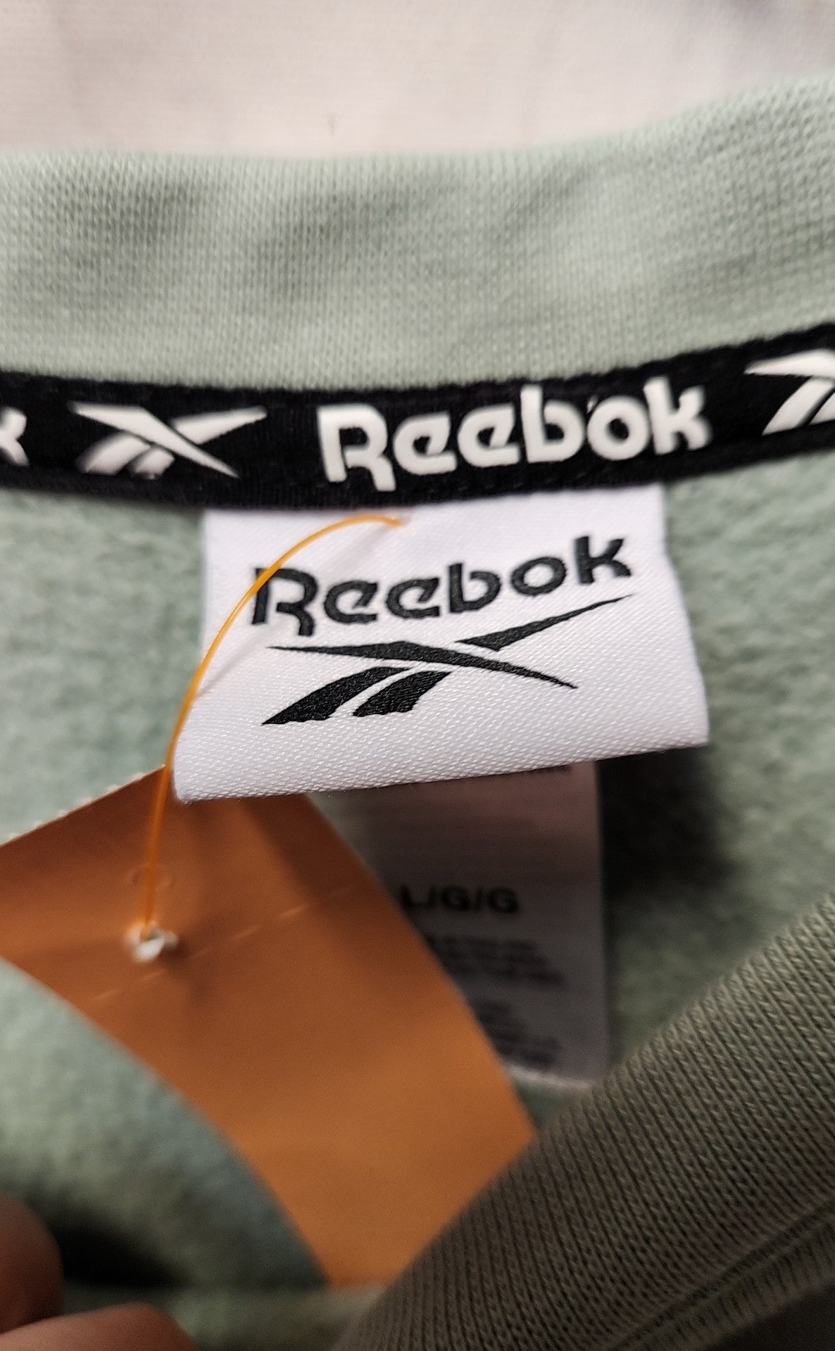 Reebok Women's Size L Green Sweatshirt