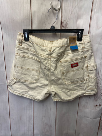 NWT Dickies Women's Size 7 Tan Shorts