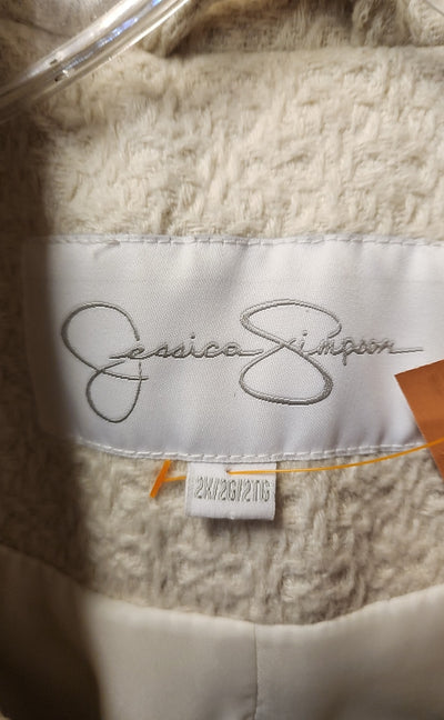 Jessica Simpson Women's Size 2X White Jacket