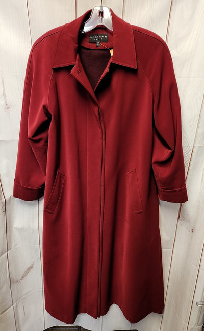 Gallery Women's Size 6 Petite Red Coat