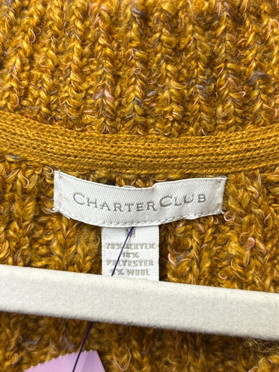 Charter Club Women's Size M Brown Cardigan
