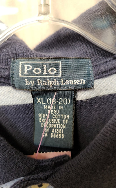 Polo by Ralph Lauren Boy's Size 18/20 Navy Shirt