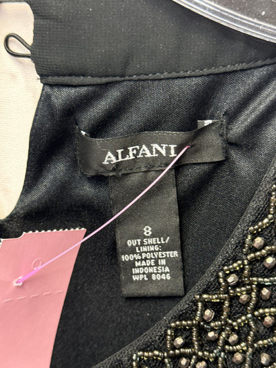 Alfani Women's Size 8 Black Sleeveless Top
