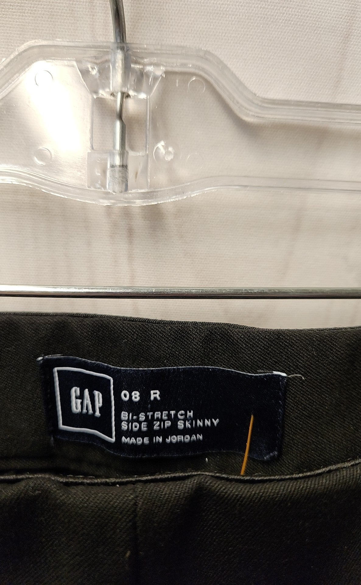 Gap Women's Size 8 Black Pants BI-Stretch Side Zip Skinny