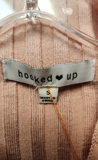 Hooked Up Women's Size S Pink Sweater