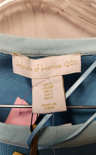 NWT House of Harlow 1960 Women's Size S Light Blue Skirt Set