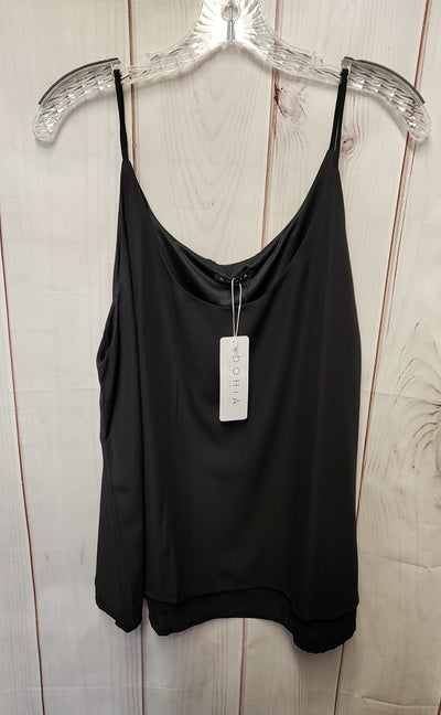 NWT Dohia Women's Size XXL Black Sleeveless Top