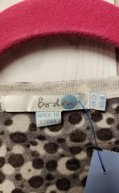 Boden Women's Size 18 Brown Cardigan