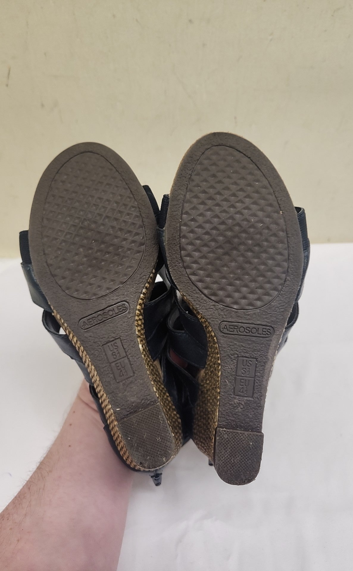 Aerosoles Women's Size 6-1/2 Navy Sandals Shoes