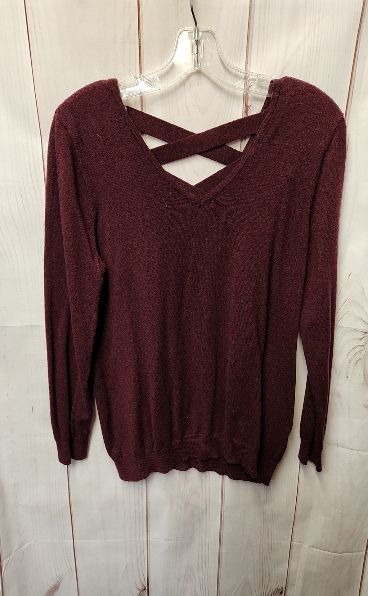 Love Ellie Women's Size L Maroon Sweater
