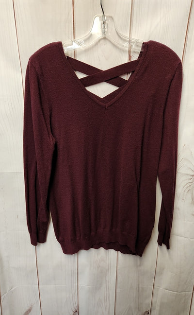 Love Ellie Women's Size L Maroon Sweater