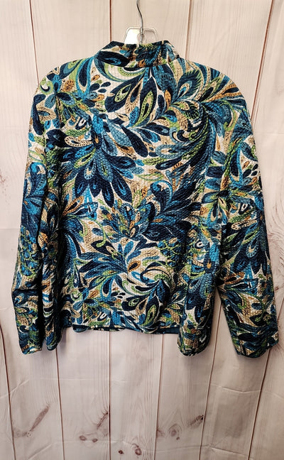 Alfred Dunner Women's Size 16 Green Jacket