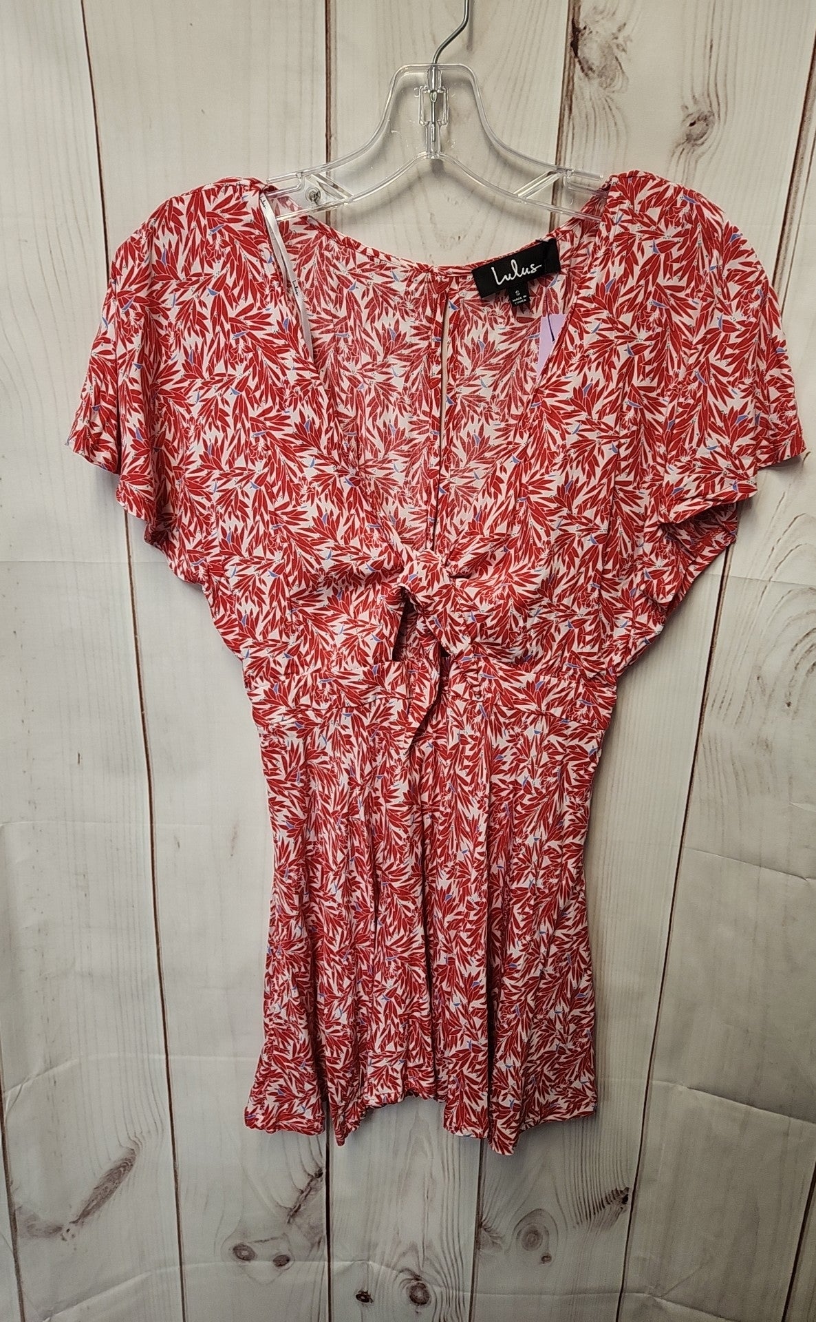 Lulus Women's Size S Red Romper