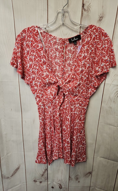 Lulus Women's Size S Red Romper