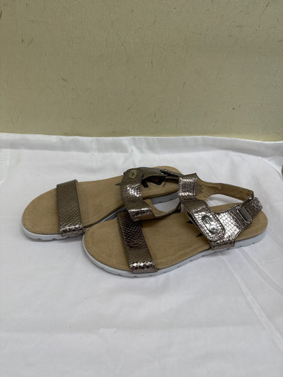 Anne Klein Women's Size 8-1/2 Silver Sandals