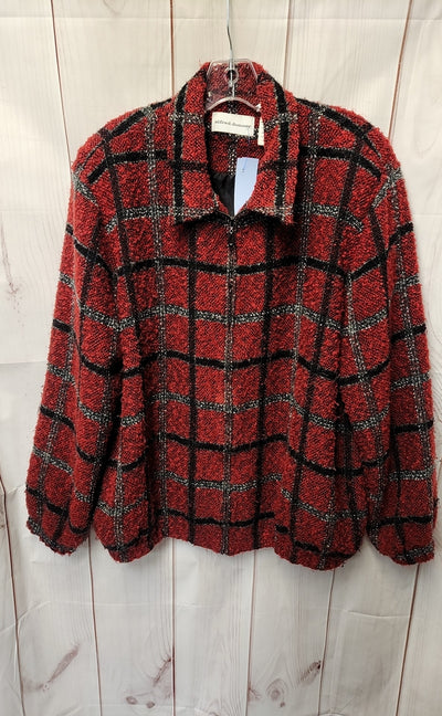Alfred Dunner Women's Size 16 Red Jacket