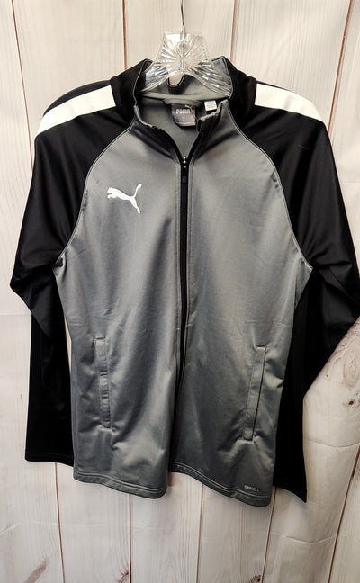 Puma Women's Size S Gray & Black Active Jacket