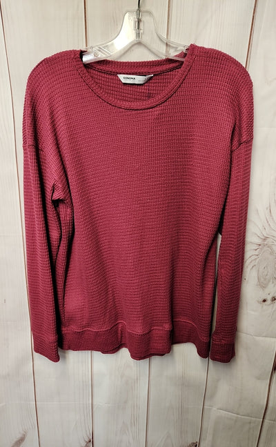 Sonoma Women's Size S Pink Long Sleeve Top