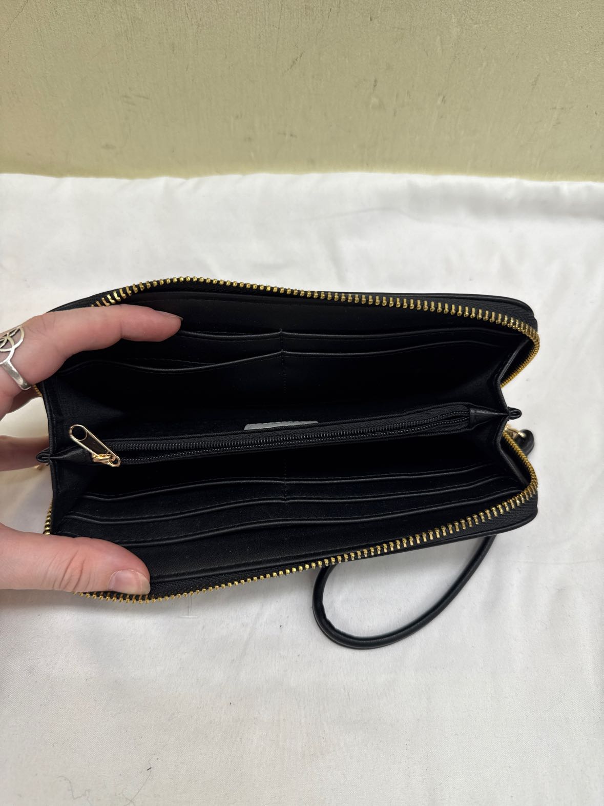 A New Day Black Wristlet